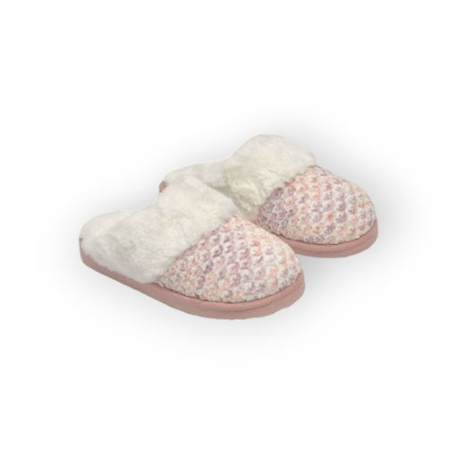 Picture of SLIPPERS - WHITE/PINK